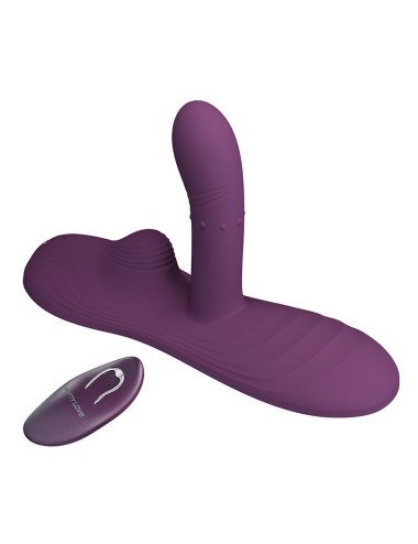 PRETTY LOVE - LUKA SIT-DOWN VIBRATOR WITH HEAT EFFECT AND REMOTE CONTROL
