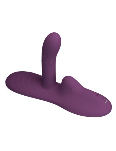 PRETTY LOVE - LUKA SIT-DOWN VIBRATOR WITH HEAT EFFECT AND REMOTE CONTROL