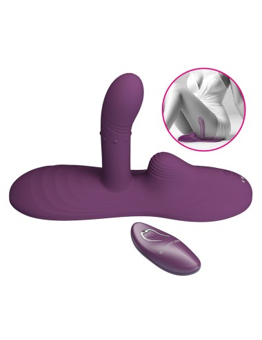 PRETTY LOVE - LUKA SIT-DOWN VIBRATOR WITH HEAT EFFECT AND REMOTE CONTROL