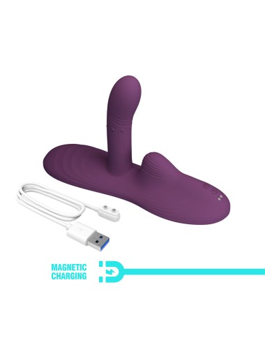 PRETTY LOVE - LUKA SIT-DOWN VIBRATOR WITH HEAT EFFECT AND REMOTE CONTROL