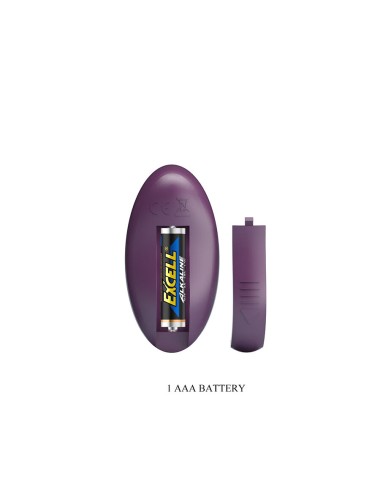 PRETTY LOVE - LUKA SIT-DOWN VIBRATOR WITH HEAT EFFECT AND REMOTE CONTROL