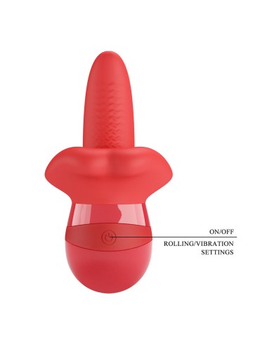 PRETTY LOVE - OBELIA MASTURBATOR TONGUE VIBRATOR WITH ORBITAL MOTION