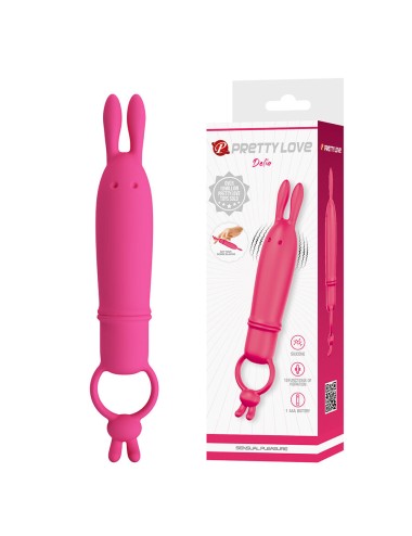 PRETTY LOVE - DELIA RABBIT VIBRATOR WITH RESISTANCE RING