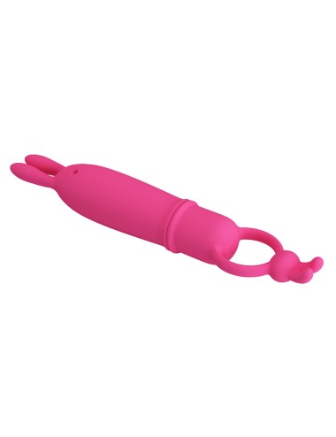 PRETTY LOVE - DELIA RABBIT VIBRATOR WITH RESISTANCE RING