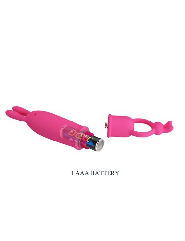 PRETTY LOVE - DELIA RABBIT VIBRATOR WITH RESISTANCE RING
