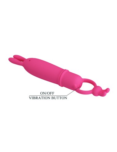 PRETTY LOVE - DELIA RABBIT VIBRATOR WITH RESISTANCE RING