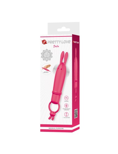 PRETTY LOVE - DELIA RABBIT VIBRATOR WITH RESISTANCE RING