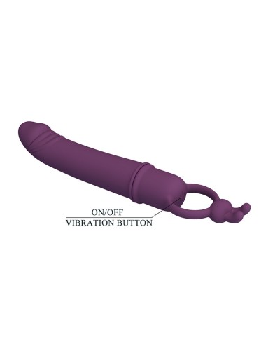PRETTY LOVE - CORA VIBRATOR PENIS FORM WITH RESISTANCE RING