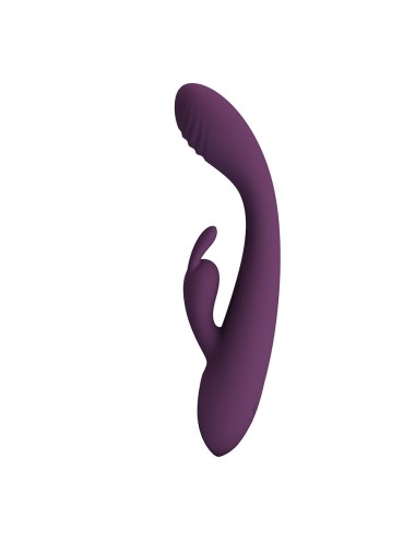 PRETTY LOVE - EMMA RABBIT PURPLE VIBRATOR WITH STIMULATOR