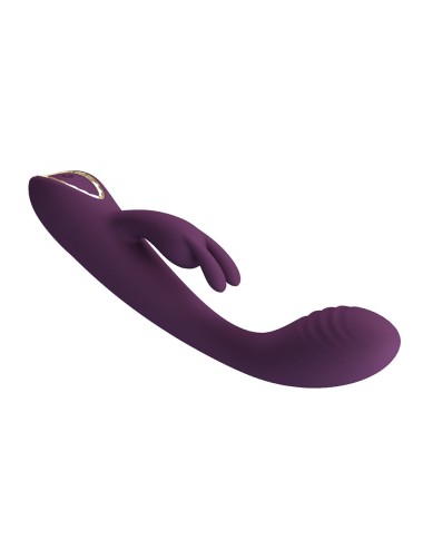PRETTY LOVE - EMMA RABBIT PURPLE VIBRATOR WITH STIMULATOR