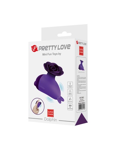 PRETTY LOVE - DOLPHIN MINI VIBRATOR WITH CLIP