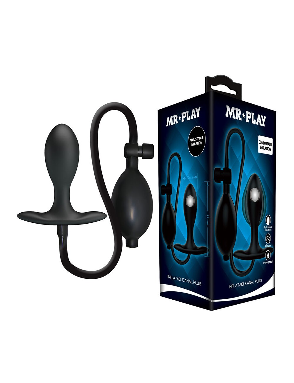 MR PLAY - ADJUSTABLE INFLATABLE ANAL PLUG
