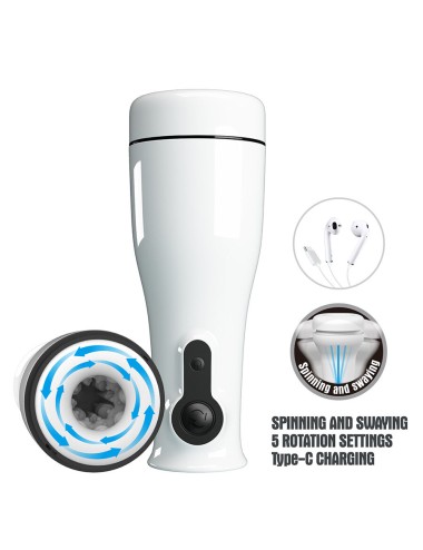 PRETTY LOVE - SABRINA ROTATING AND ROCKING MALE MASTURBATOR