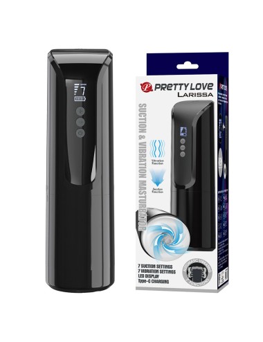 PRETTY LOVE - LARISSA VIBRATING SUCTION MASTURBATOR