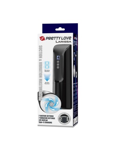 PRETTY LOVE - LARISSA VIBRATING SUCTION MASTURBATOR