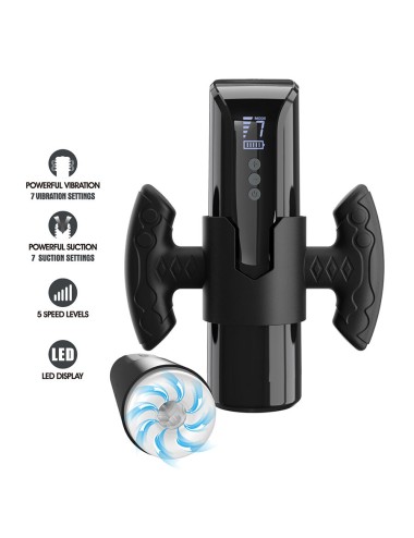 PRETTY LOVE - LARISSA SUCTION MASTURBATOR WITH VIBRATION + SUPPORT