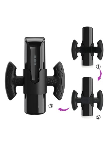 PRETTY LOVE - LARISSA SUCTION MASTURBATOR WITH VIBRATION + SUPPORT