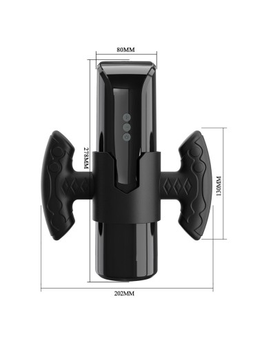 PRETTY LOVE - LARISSA SUCTION MASTURBATOR WITH VIBRATION + SUPPORT