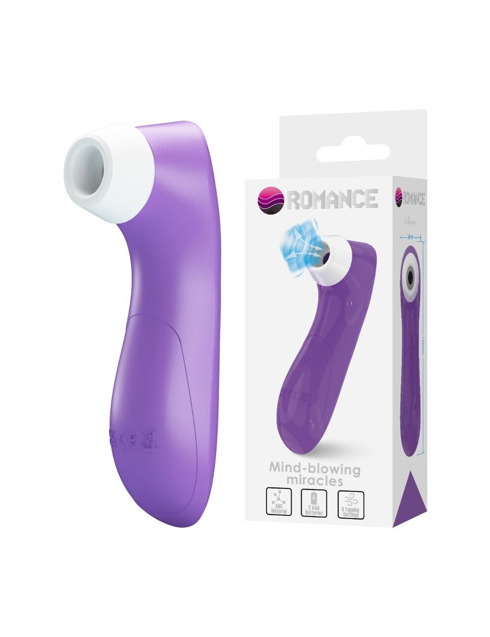 ROMANCE - CLITORAL SUCTION TOOL WITH PULSATION TECHNOLOGY PURPLE