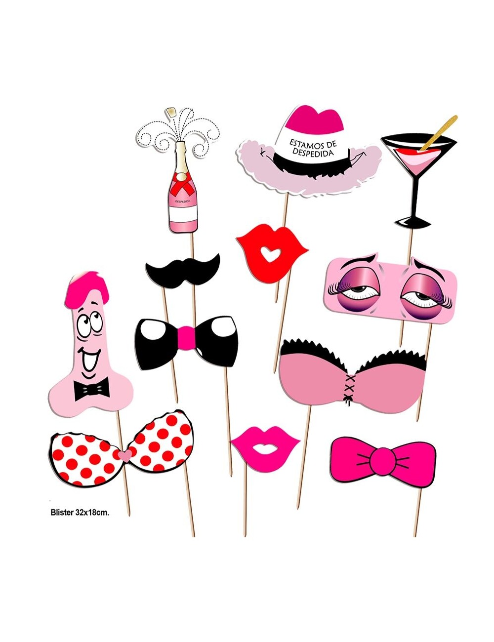 DIABLO PICANTE - PHOTOCALL PARTY SET MODEL 1 - 12 UNITS