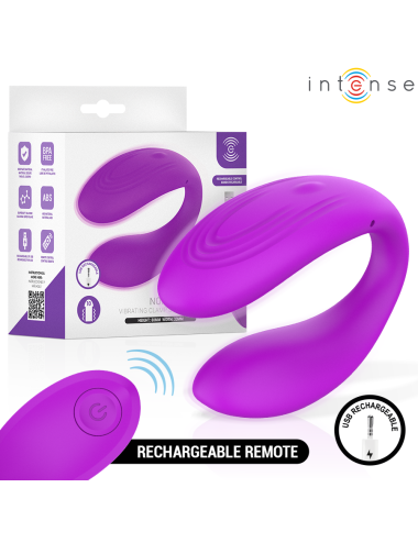 INTENSE - NORA VIBRATING CLAMP STIMULATOR PURPLE