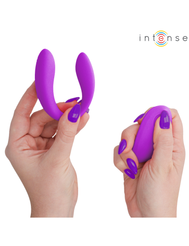 INTENSE - NORA VIBRATING CLAMP STIMULATOR PURPLE