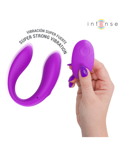INTENSE - NORA VIBRATING CLAMP STIMULATOR PURPLE