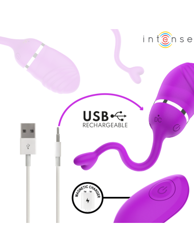 INTENSE - SOOKIE REMOTE CONTROL VIBRATING EGG PURPLE