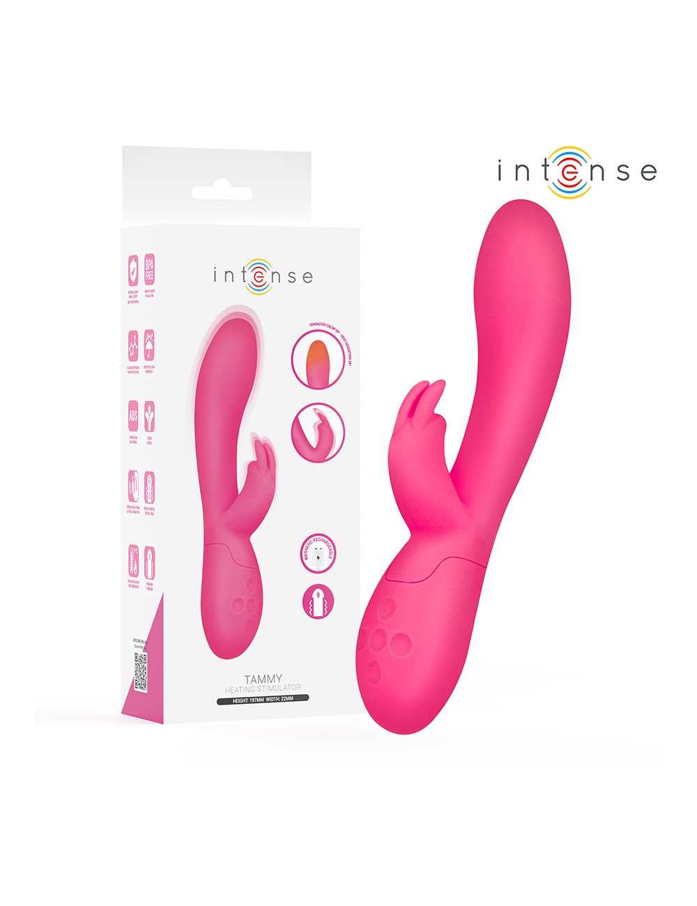 INTENSE - TAMMY RABBIT STIMULATOR WITH HEAT