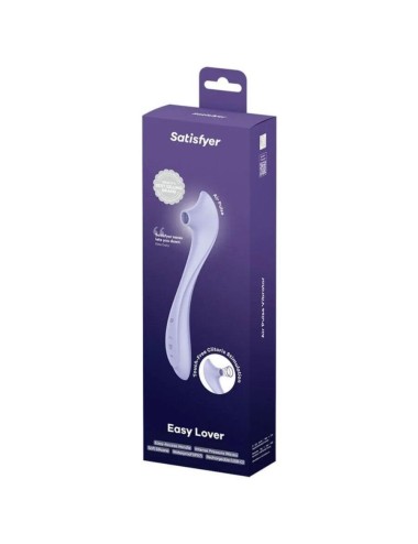 SATISFYER - EASY LOVER VIBRATOR & AIR PULSE STIMULATOR