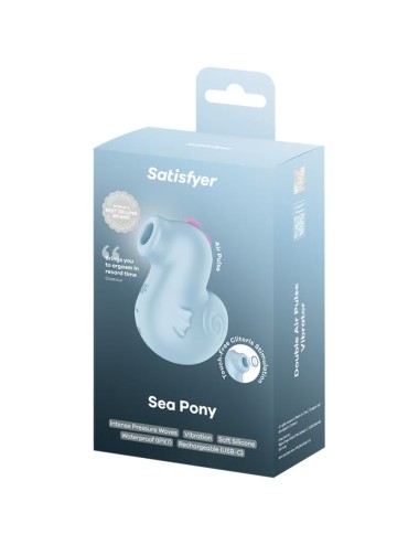 SATISFYER - SEA PONY VIBRATOR & AIR PULSE STIMULATOR