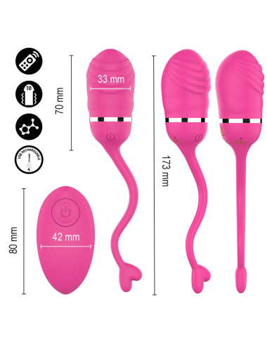 INTENSE - SOOKIE REMOTE CONTROL VIBRATING EGG PINK