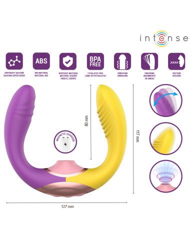 INTENSE - WILLOW 3-IN-1 SUCTION AND VIBRATION STIMULATOR