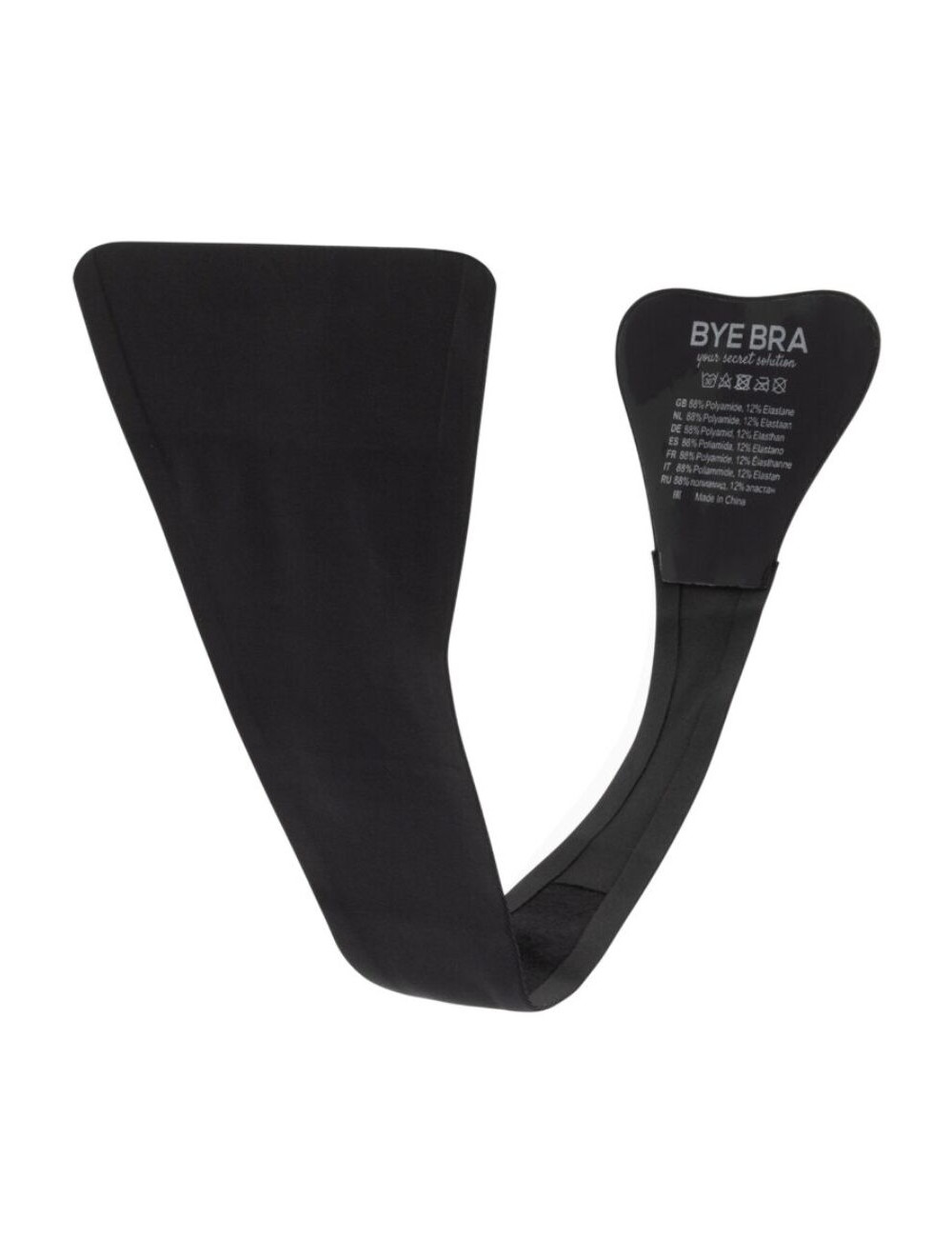 BYE-BRA - ADHESIVE THONG BLACK ONE SIZE