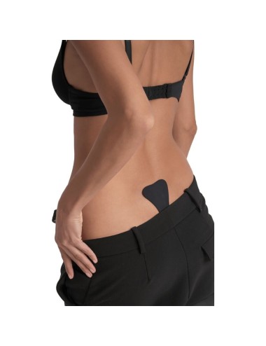 BYE-BRA - ADHESIVE THONG BLACK ONE SIZE