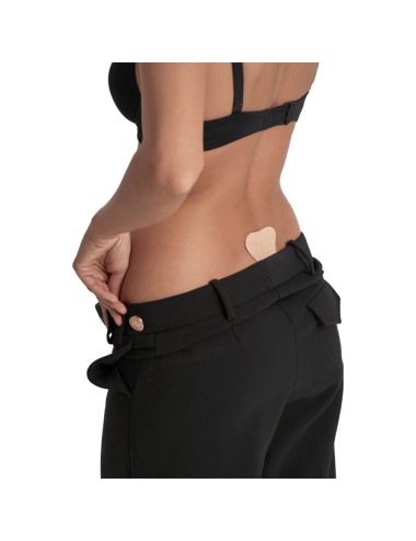 BYE-BRA - ADHESIVE THONG LACE BEIGE ONE SIZE