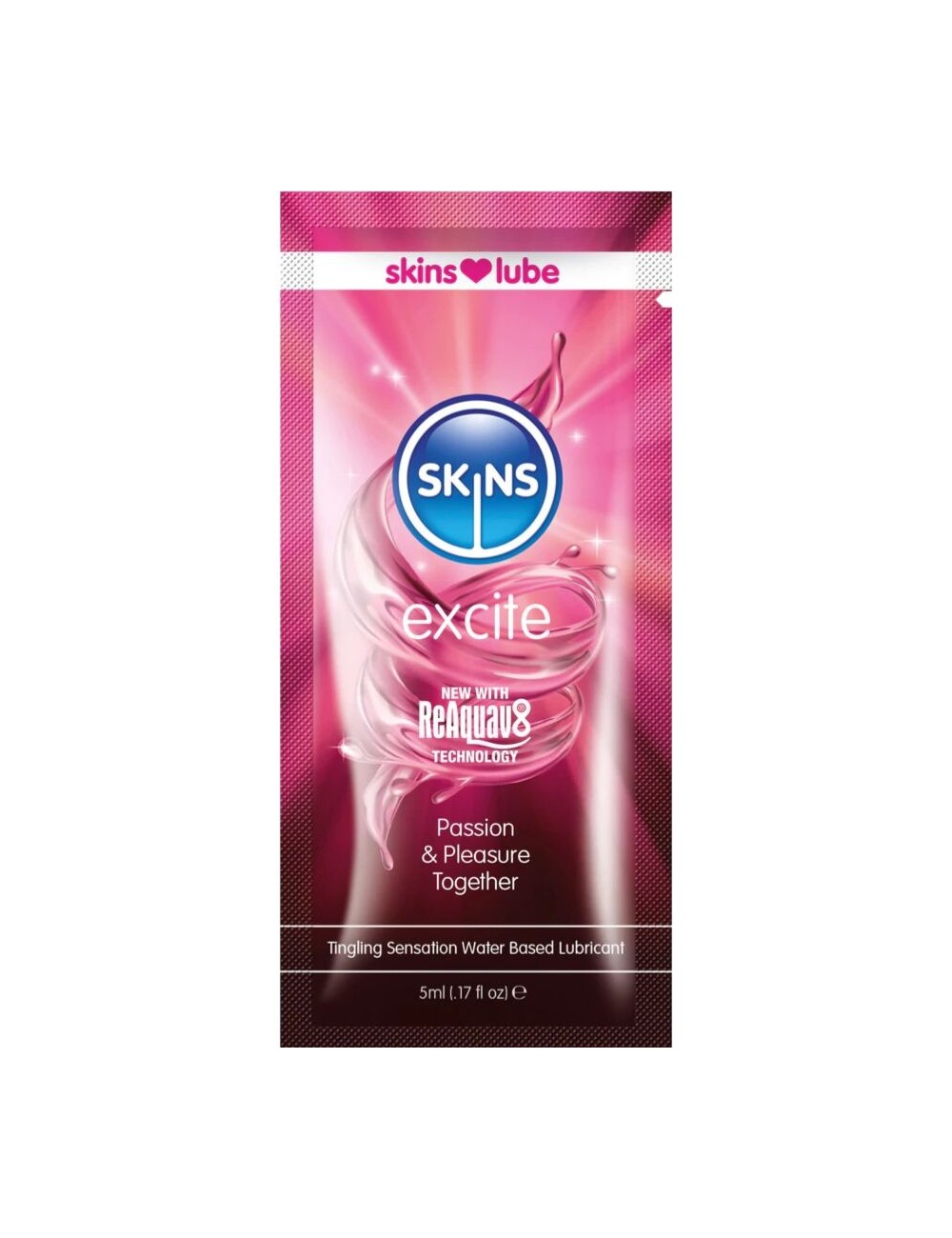 SKINS - EXCITE WATER-BASED LUBRICANT SINGLE-DOSE 5 ML