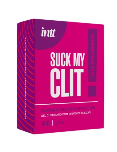 INTT - SUCK MY CLIT SUCTION EFFECT GEL WILD STRAWBERRY 15 ML