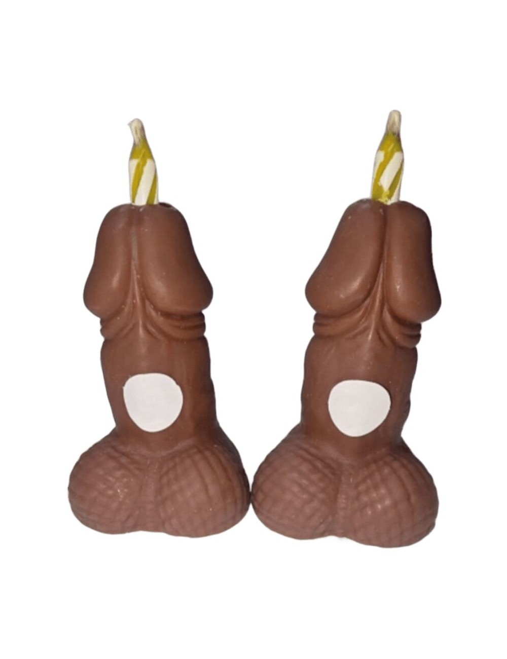 DIABLO PICANTE - PENIS BIRTHDAY NUMBER CANDLES DARK TONE 2 UNITS