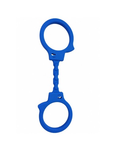 DIABLO PICANTE - SILICONE HANDCUFFS BLUE