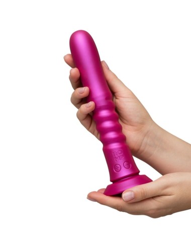 ROMP - JIGGLE UP AND DOWN VIBRATOR WITH PINK SUCTION CUP