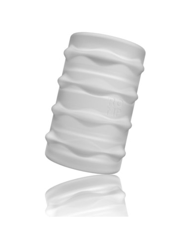 ROMP - MOSH TRANSPARENT MALE MASTURBATOR WITH 6 CM REVERSBLE SHEATH