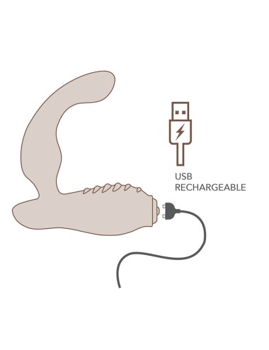 ROCKS-OFF - NOVA SOVEREIGN RECHARGEABLE PROSTATE & PERINEUM MASSAGER 16 FUNCTION BLUE