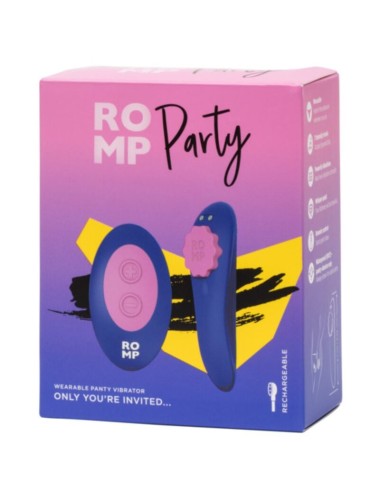 ROMP - PARTY MAGNETIC VIBRATING SILICONE PANTIE WITH REMOTE CONTROL