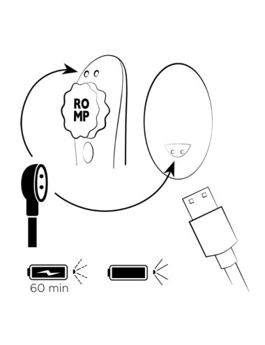 ROMP - PARTY MAGNETIC VIBRATING SILICONE PANTIE WITH REMOTE CONTROL
