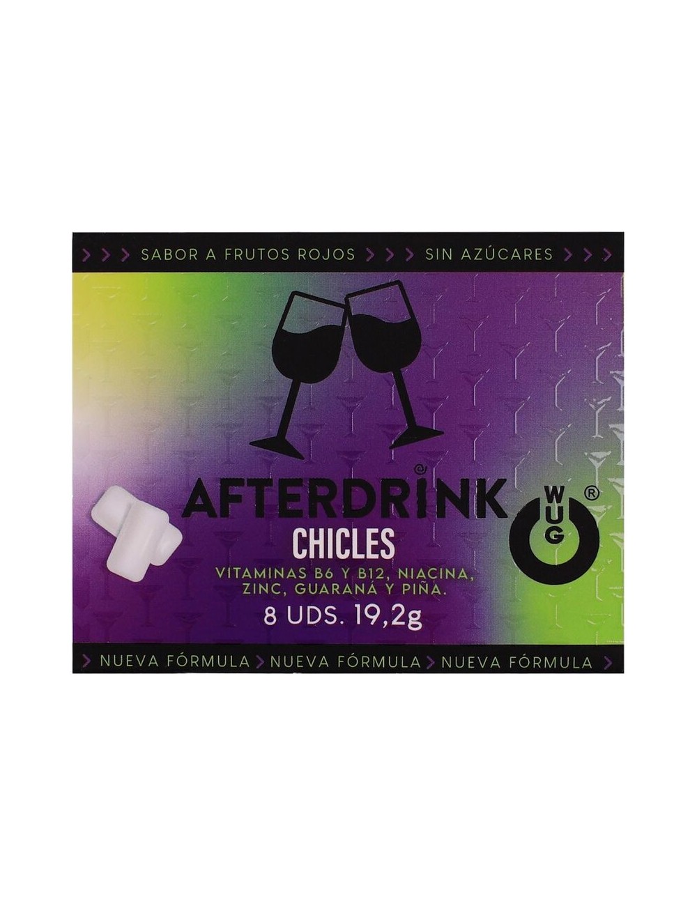 WUG GUM - AFTER DRINK HANGOVER 8 UNITS