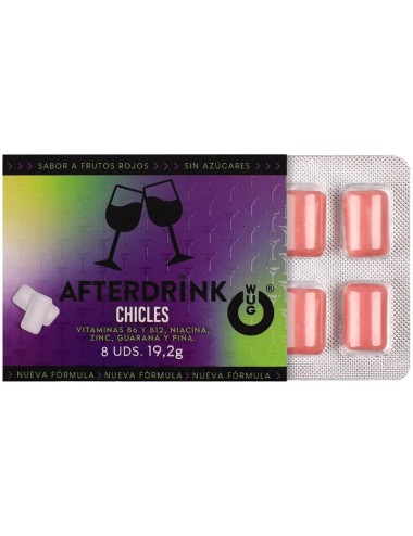 WUG GUM - AFTER DRINK HANGOVER 8 UNITS