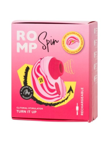 ROMP - SPIN CLITORAL SUCTION ANTITUDE WITH ROTATING OPENING AND CLOSING