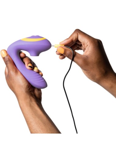 ROMP - REVERB G-SPOT STIMULATOR AND CLITORAL SUCTION DEVICE PURPLE