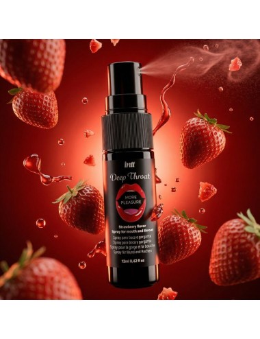 INTT - DEEP THROAT MORE PLEASURE ORAL SPRAY STRAWBERRY FLAVOR